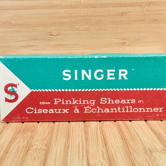 Vintage Singer Pinking Shears C809 225 mm 9 inch, Made in Brazil - Picture 4 of 9